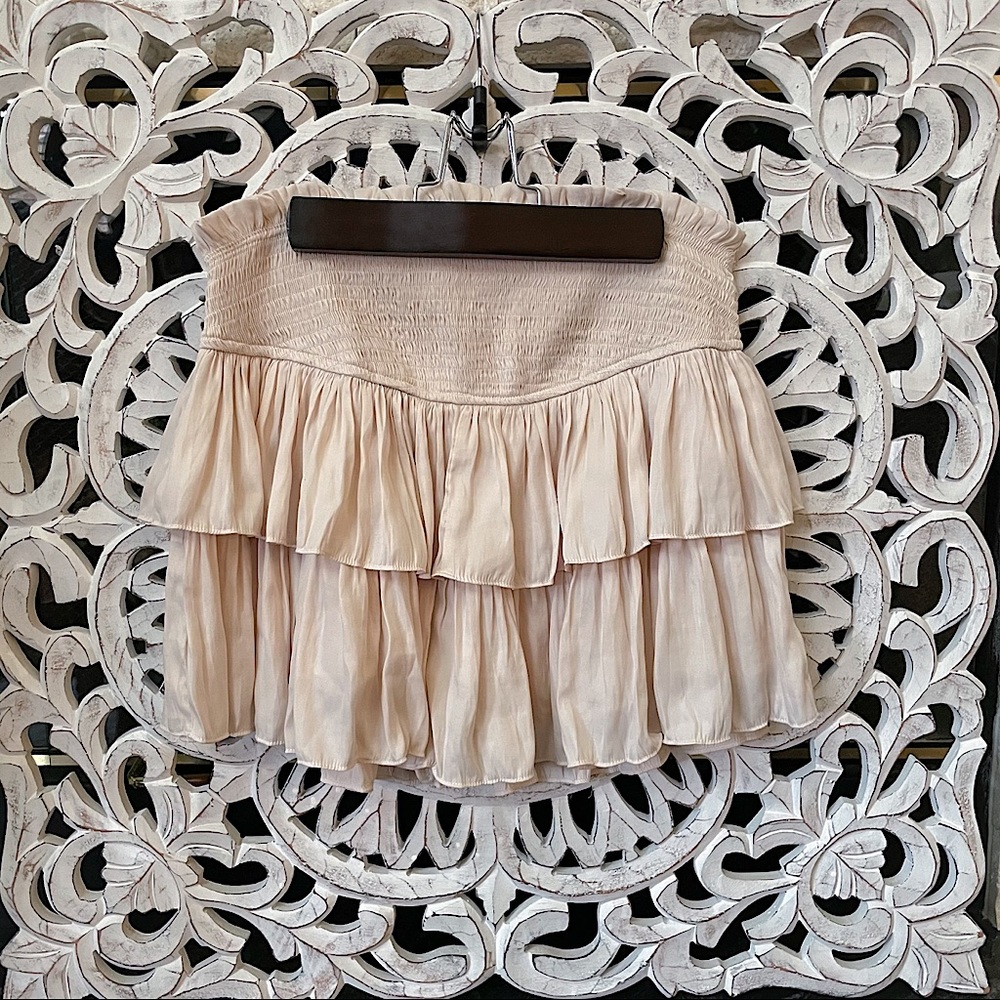 Mustard Seed Smocked Skort | These Three Boutique
